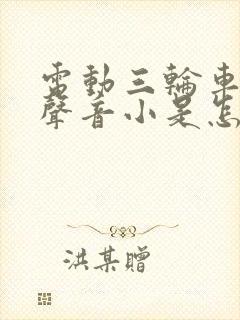 电动三轮车喇叭声音小是怎么回事