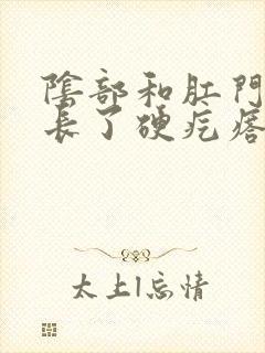 阴部和肛门中间长了硬疙瘩