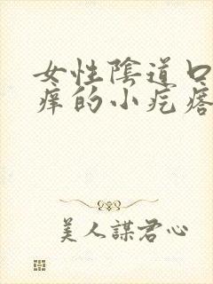 女性阴道口有痒痒的小疙瘩