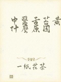 中医舌苔黄腻是什么原因