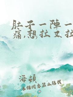 肚子一阵一阵的痛,想拉又拉不出来