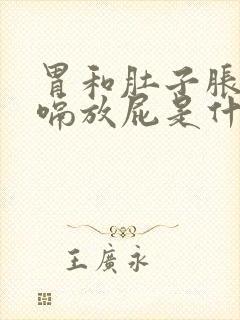 胃和肚子胀气打嗝放屁是什么原因