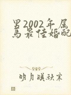 男2002年属马最佳婚配