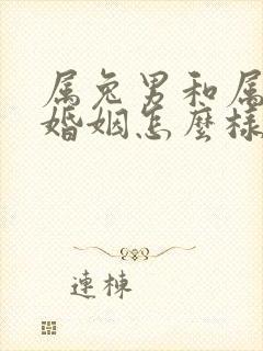 属兔男和属蛇女婚姻怎么样