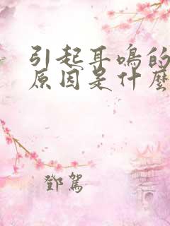 引起耳鸣的主要原因是什么