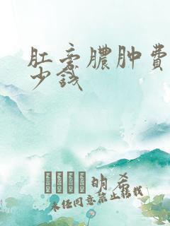 肛旁脓肿费用多少钱