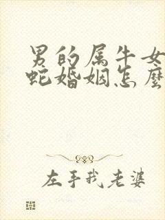 男的属牛女的属蛇婚姻怎么样