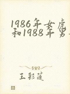1986年女虎和1988年男龙姻缘如何