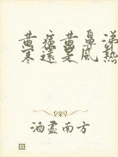 黄痰黄鼻涕是风寒还是风热