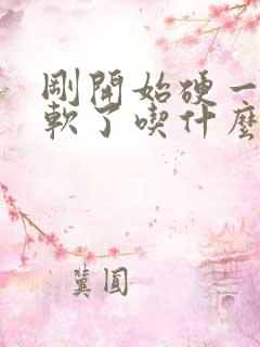 刚开始硬一会就软了吃什么药