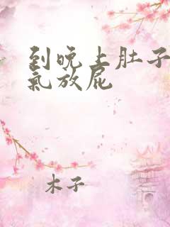 到晚上肚子就胀气放屁