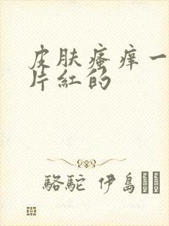 皮肤瘙痒一抓一片红的