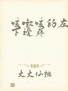 咳嗽咳的左肋骨下边疼