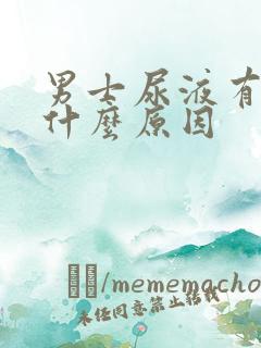 男士尿液有血是什么原因