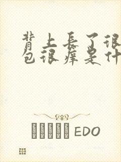 背上长了很多包包很痒是什么原因