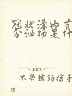 冠状沟内有白色分泌物是什么原因