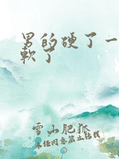 男的硬了一会又软了