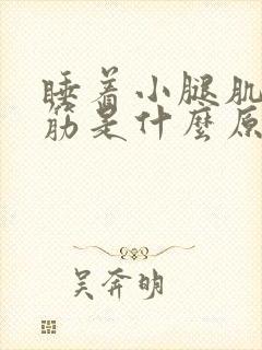 睡着小腿肌肉抽筋是什么原因引起的