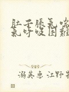 肚子胀气喘不过气呼吸困难