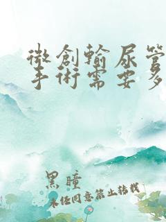 微创输尿管结石手术需要多少费用