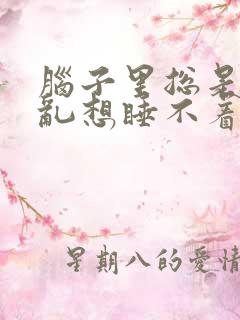 脑子里总是胡思乱想睡不着