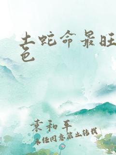 土蛇命最旺的颜色