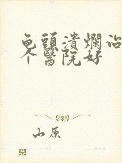 龟头溃烂治疗哪个医院好