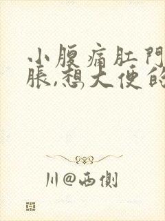 小腹痛肛门有坠胀,想大便的感觉