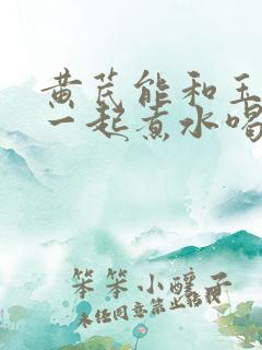 黄芪能和玉米须一起煮水喝吗