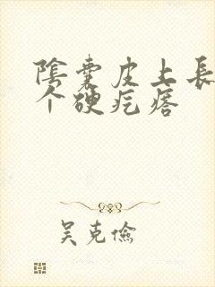 阴囊皮上长了一个硬疙瘩