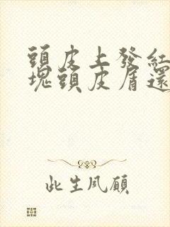 头皮上发红有大块头皮屑还有结痂