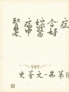 肾病综合症治疗是中医好