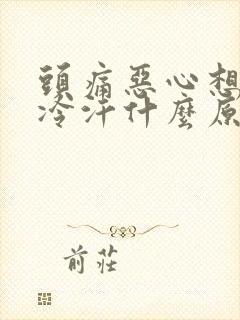 头痛恶心想吐冒冷汗什么原因