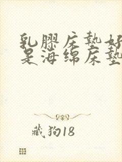 乳胶床垫好?还是海绵床垫好