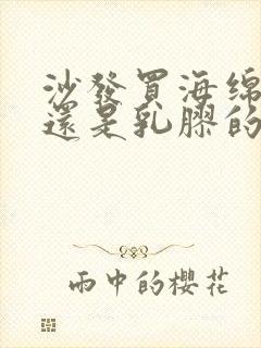 沙发买海绵的好还是乳胶的好