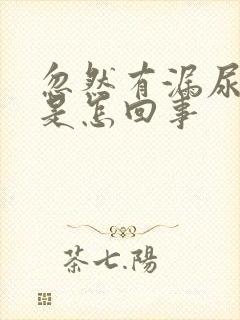 忽然有漏尿现象是怎回事