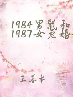 1984男鼠和1987女兔婚姻怎样
