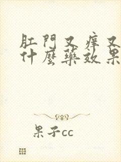 肛门又痒又痛用什么药效果好