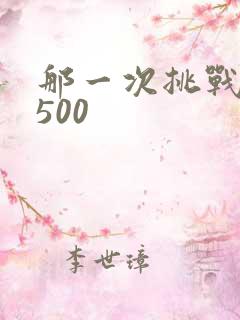 那一次挑战作文500