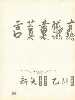 舌苔黄腻有齿痕口臭是湿热吗