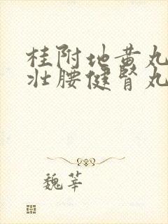 桂附地黄丸能和壮腰健肾丸一起吃吗