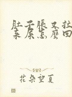 肚子胀又拉不出来屎怎么回事