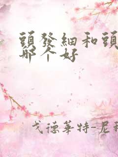 头发细和头发粗哪个好