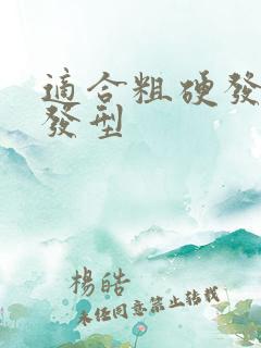 适合粗硬发质的发型