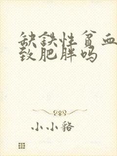 缺铁性贫血会导致肥胖吗