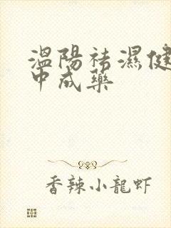 温阳祛湿健脾的中成药