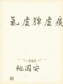 气虚脾虚痰湿重