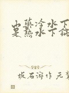 山药冷水下锅还是热水下锅