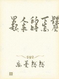 男人的下体硬不起来时怎么回事