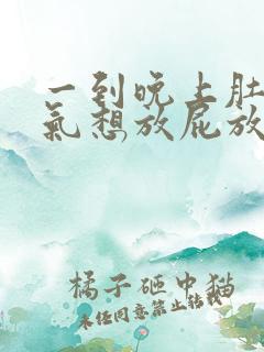 一到晚上肚子胀气想放屁放不出来